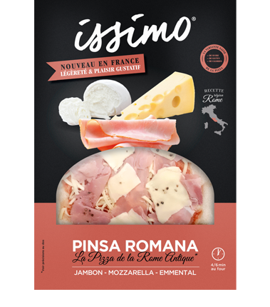 Issimo Pinsa Jambon Mozza Emmental